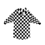 Women's Trippy Checker Abstract Blanket Hoodie
