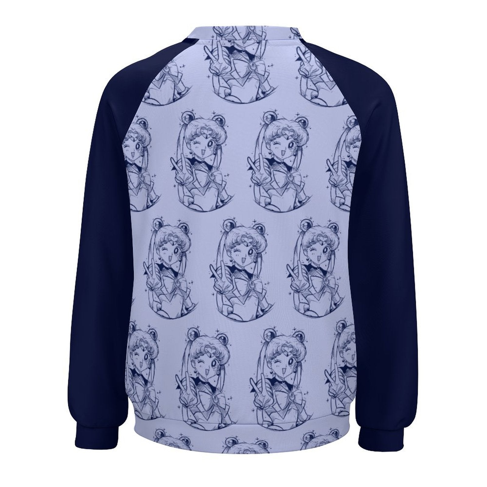 Women's Sailor Moon All Over Pattern Anime Sweatshirt