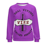 Women's Meal Without Wine Abstract Sweatshirt