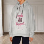 Women's Wine Magician Abstract Flannel Hoodie