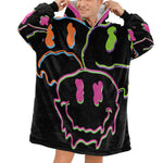 Men's Melting Smile Acid & Punk Blanket Hoodie