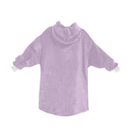 Men's Pastel Purple Solid Blanket Hoodie