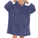 Men's Future Dusk Solid Blanket Hoodie