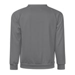 Men's Dim Grey Solid Sweatshirt