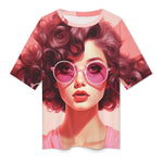 Women's Pop Art Abstract Oversized T-shirt