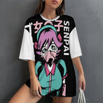 Women's Senpai Anime Oversized T-shirt