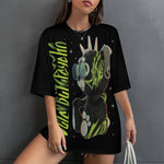 Women's Psycho Bear Streetwear Oversized T-shirt