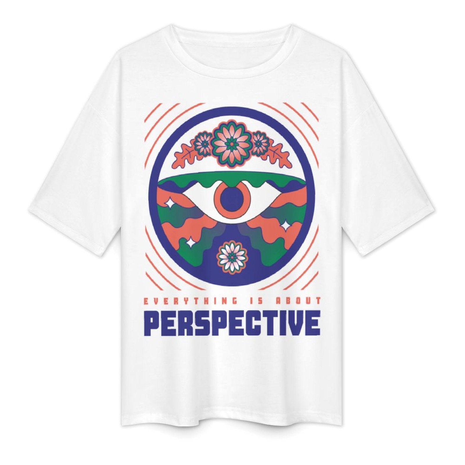 Women's 3rd Eye Perspective Acid & Punk Oversized T-shirt