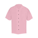 Men's Cherry Blossom Pink Solid Half Sleeve Shirt