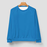 Men's Ocean Boat Blue Solid Sweatshirt
