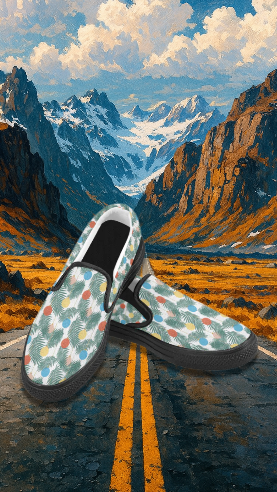 Women's Lighting Canvas Slip-on Shoes