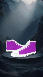 Women's Dark Orchid Solid High Top Shoes