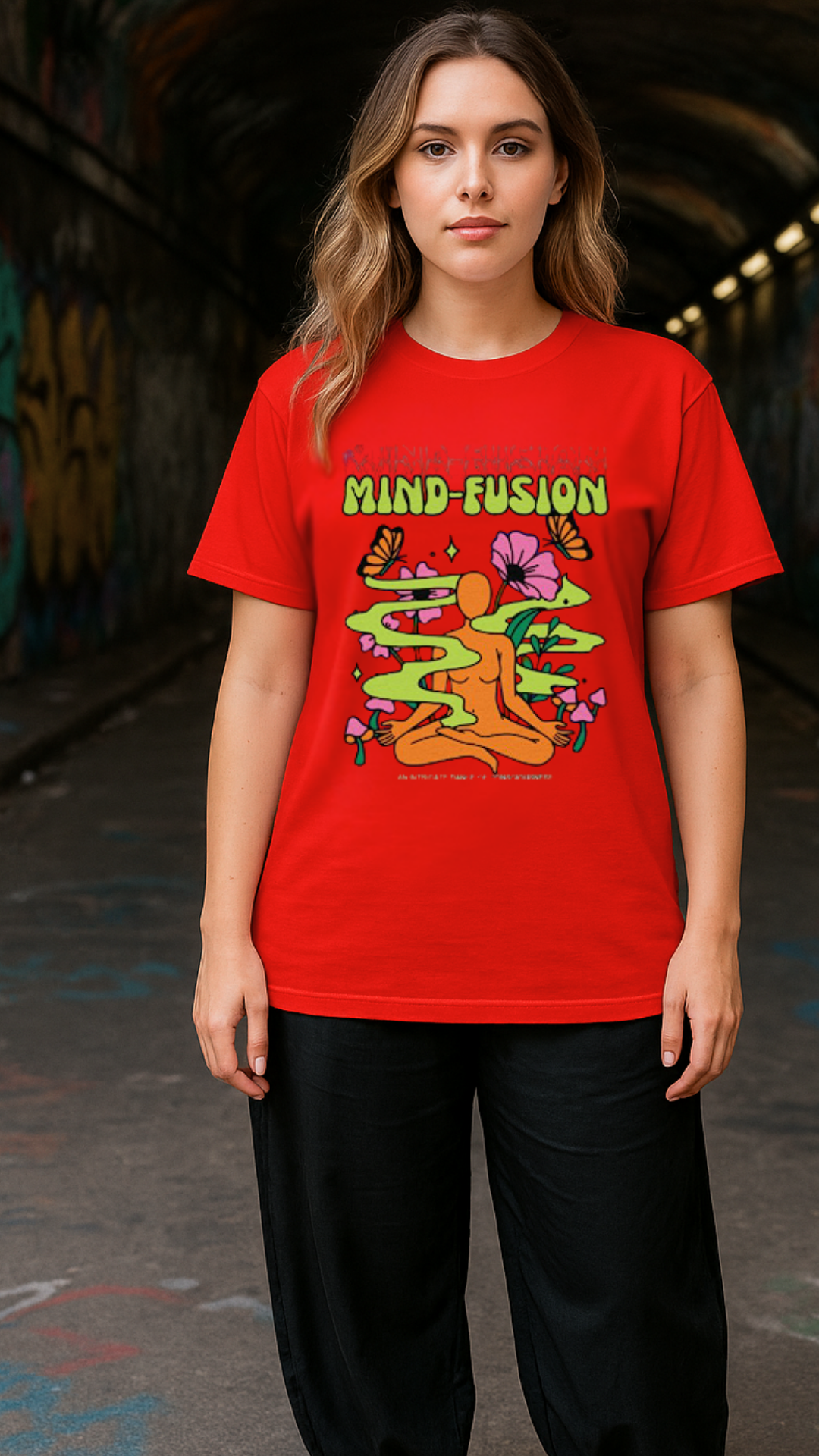 Women's Mind Fusion Acid & Punk Classic Fit T-shirt