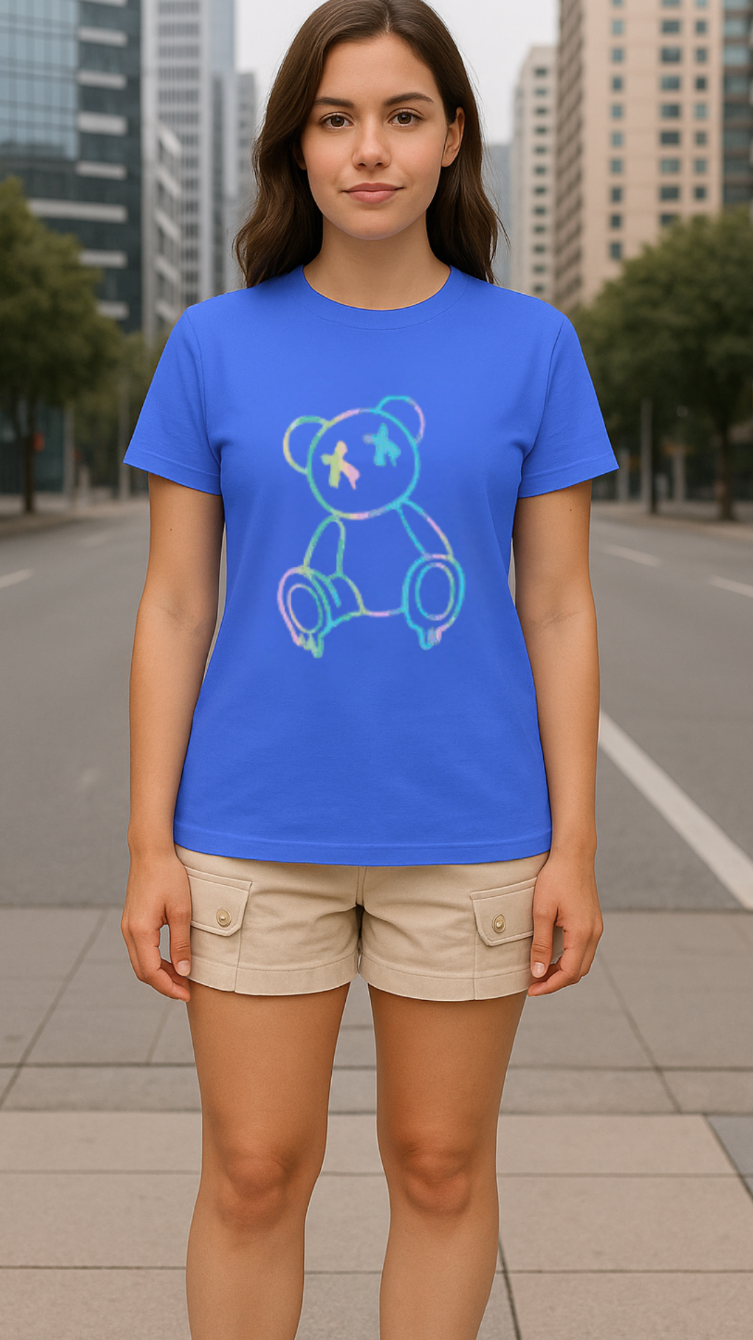 Women's Ded Teddy Streetwear Classic Fit T-shirt