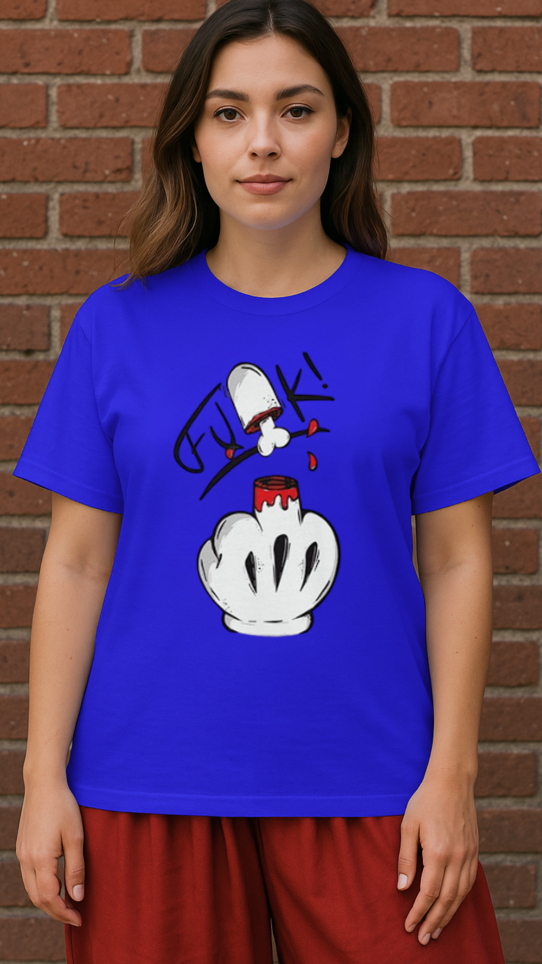 Women's Middle Finger Acid & Punk Classic Fit T-shirt