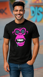 Men's Hypno Monkey Streetwear Classic Fit T-shirt