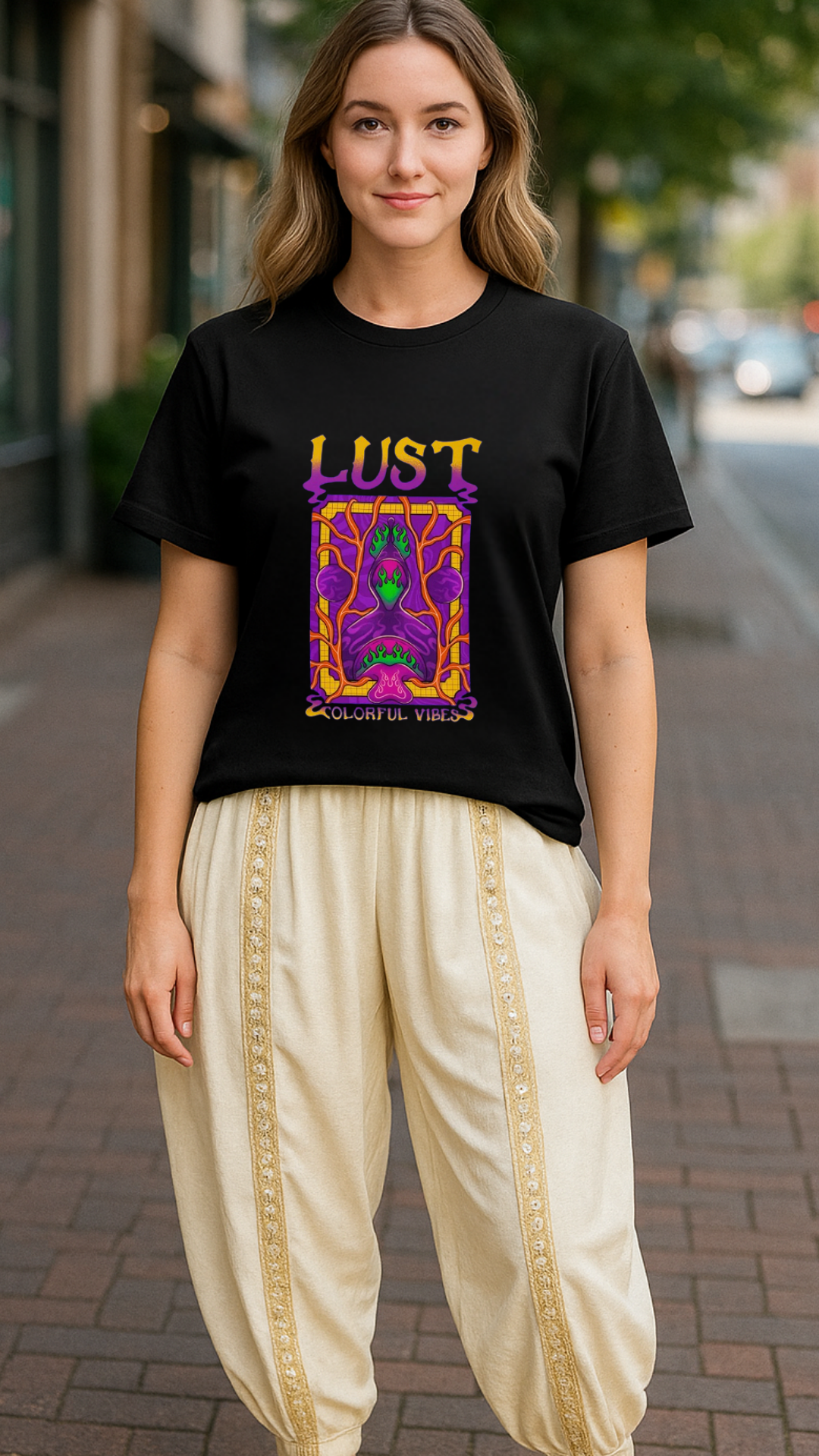 Women's Lust Acid & Punk Classic Fit T-shirt