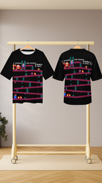 Men's Mario Vs King Kong Acid & Punk Oversized T-shirt