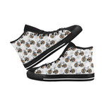 Men's Bicycle Pattern Abstract High Top Shoes