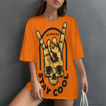 Women's Always Stay Cool Acid & Punk Oversized T-shirt