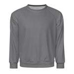 Men's Dim Grey Solid Sweatshirt