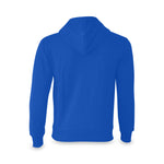 Men's Denim Blue Solid Classic Hoodie