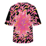 Women's Psychedelic Flames Acid & Punk Oversized T-shirt