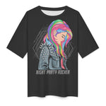 Women's Party Rocker Acid & Punk Oversized T-shirt