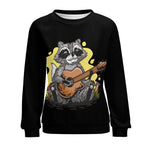 Women's Chilling in Woods Abstract Sweatshirt