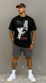 Men's Ken Kaneki Ghoul Tokyo Ghoul Anime Oversized T-shirt