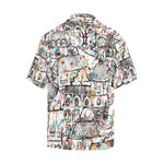 Men's Old City Abstract Half Sleeve Shirt