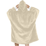 Women's Almond Solid Blanket Hoodie