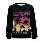 Women's Salt Water Power Abstract Sweatshirt