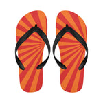 Men's Vibrant Strips Abstract Flip Flops