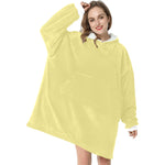 Women's Flax Solid Blanket Hoodie