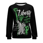 Women's Baseball Fan Abstract Sweatshirt