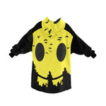 Women's Trippy Moon Acid & Punk Blanket Hoodie