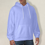 Men's Wild Blue Yonder Solid Flannel Hoodie