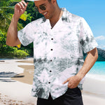 Men's Colorful Spiralla Abstract Half Sleeve Shirt