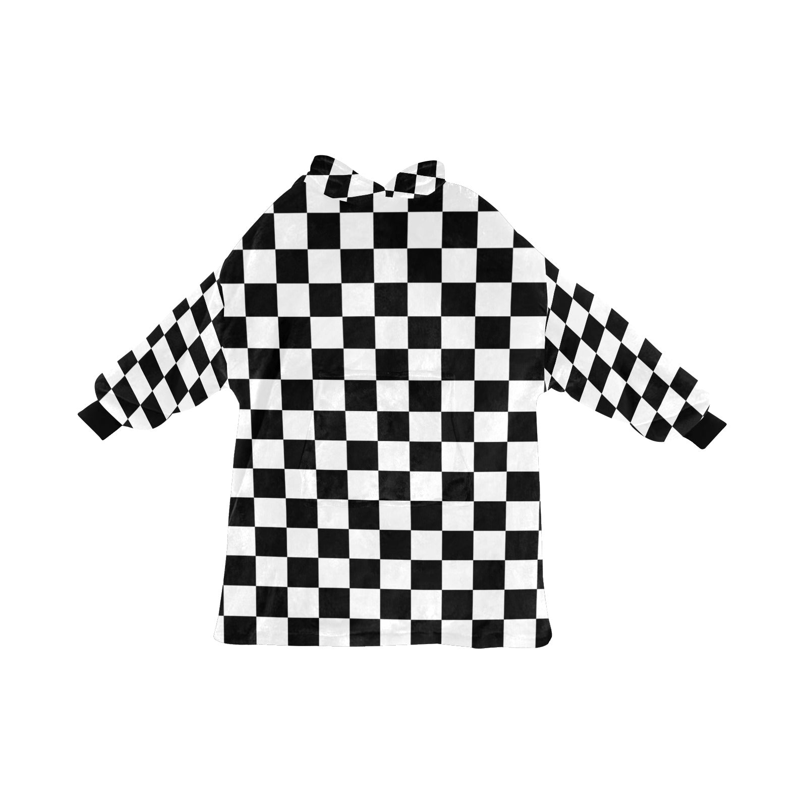 Women's Trippy Checker Abstract Blanket Hoodie