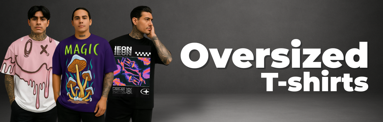 Men Oversized T-shirts - Desktop