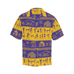 Men's Indian Varli Pattern Abstract Half Sleeve Shirt