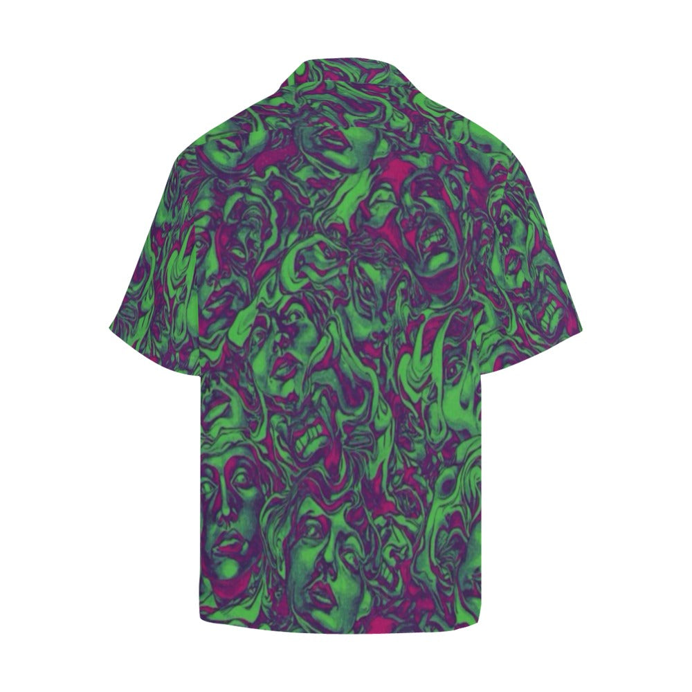 Men's Venom Blast Abstract Half Sleeve Shirt