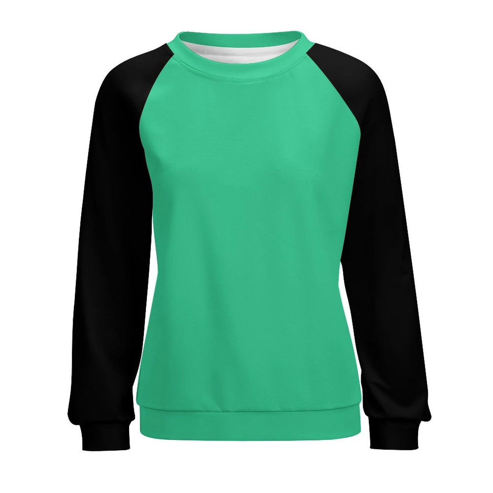 Women's Mountain Meadow & Black Solid Sweatshirt
