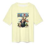Men's Zoro One Piece Anime Oversized T-shirt