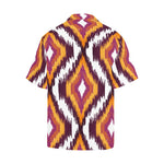 Men's Flames Abstract Half Sleeve Shirt
