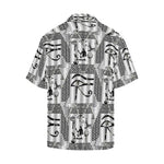 Men's Tribal Pattern Abstract Half Sleeve Shirt