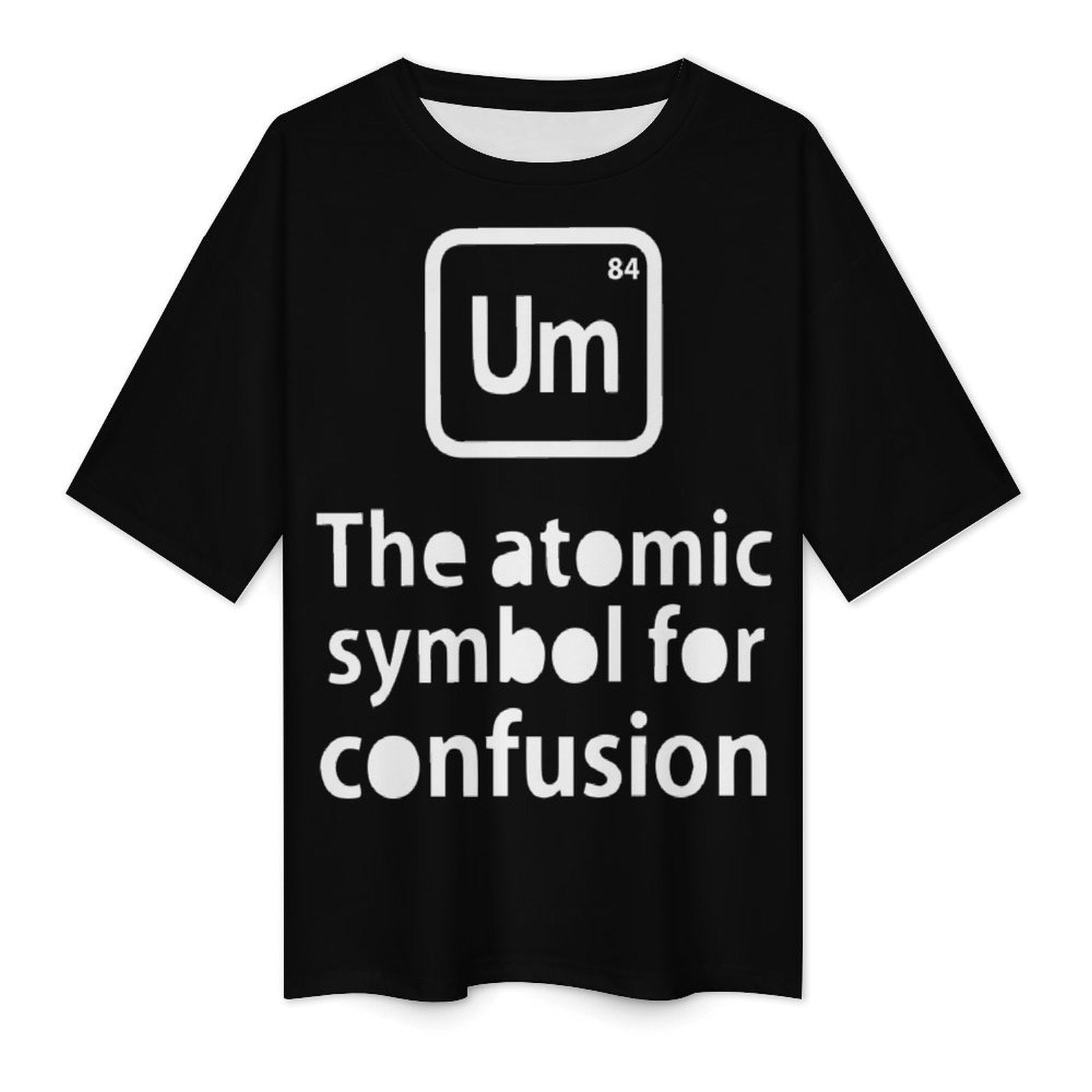 Men's Um Typography Oversized T-shirt