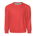 Men's Carmine Red Solid Sweatshirt