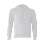 Men's Light Grey Solid Classic Hoodie